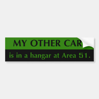 Gebied 51 Bumpersticker