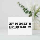 GEBIED 51 - coördinaten Briefkaart (Staand voorkant)