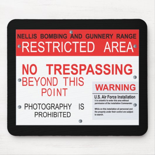 Gebied 51 Droomland Mousepad Muismat (Voorkant)