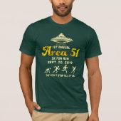 Gebied 51 Fun run T-shirt (Voorkant)