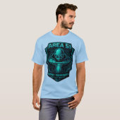 Gebied 51 - Geheime afdeling Technologie T-shirt (Voorkant volledig)