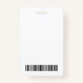 Gebied 51 Gepersonaliseerd Werknemer de Pass van d Badge (Achterkant)