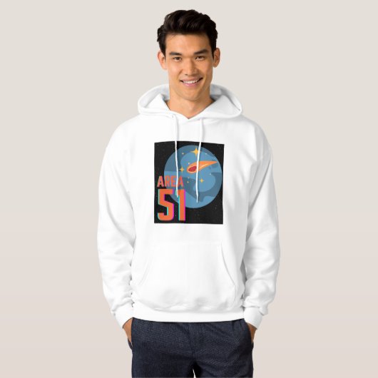 gebied 51 hoodie (Voorkant volledig)