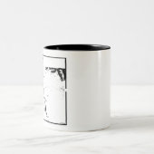 Gebied 51 Kaart Tweekleurige Koffiemok (Center)