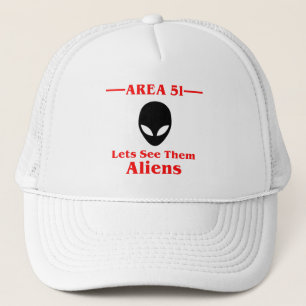 Gebied 51 laat ze zien Aliens Funny Trucker Pet