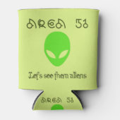 Gebied 51 Laten we ze aliens zien Blikjeskoeler (Voorkant)