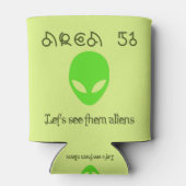 Gebied 51 Laten we ze aliens zien Blikjeskoeler (Achterkant)