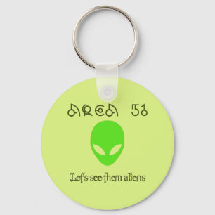 Gebied 51 Laten we ze aliens zien Sleutelhanger