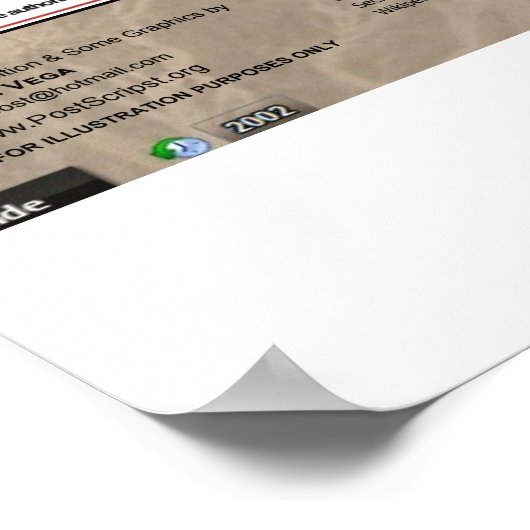 Gebied 51 Luciferian Ley-Lines 3 Poster (Hoek)