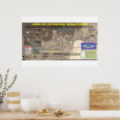 Gebied 51 Luciferian Ley-Lines 3 Poster (Keuken)