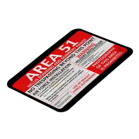 Gebied 51 magneet (Linkerzijde)