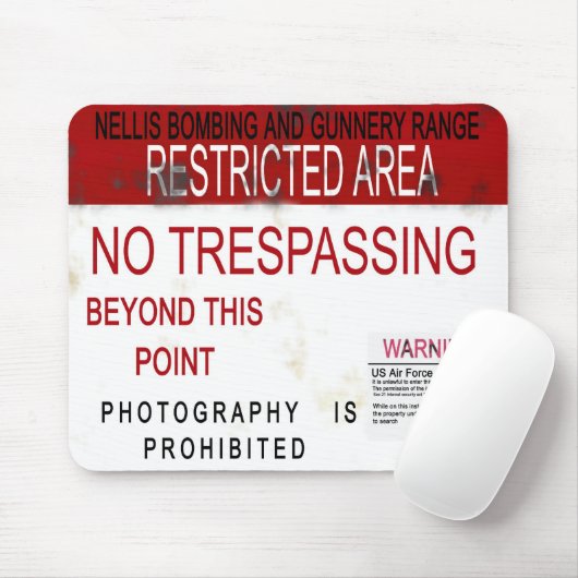 Gebied 51 Mousepad Muismat (Met muis)