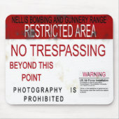 Gebied 51 Mousepad Muismat (Voorkant)