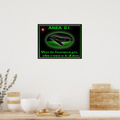 Gebied 51 poster (Keuken)