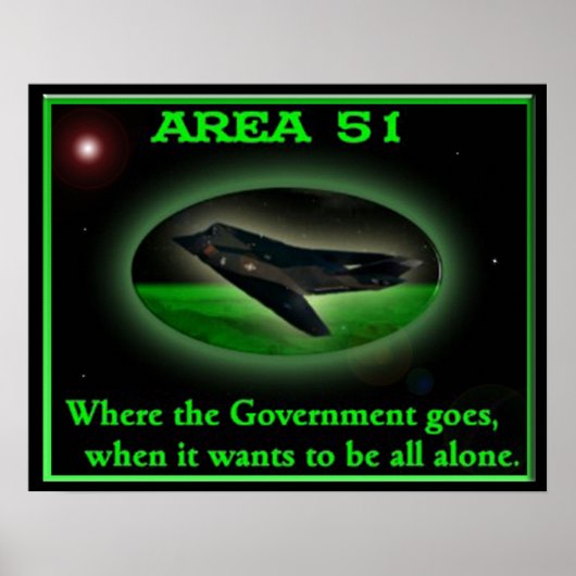 Gebied 51 poster (Voorkant)