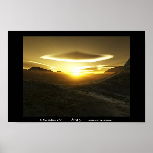 Gebied 51 poster (Voorkant)