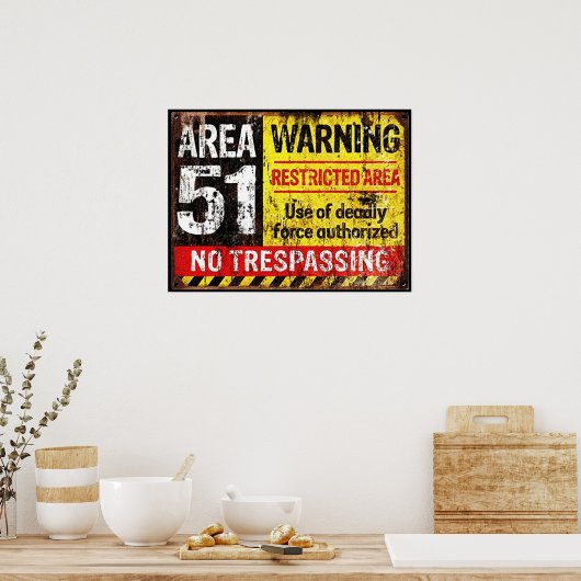 GEBIED 51 POSTER (Keuken)