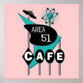 Gebied 51 Poster Cafe (Voorkant)