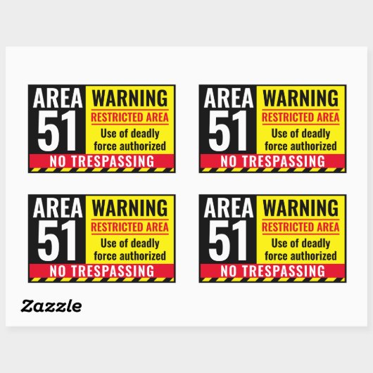 GEBIED 51 Sticker (Vel)