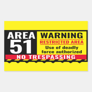 GEBIED 51 Sticker
