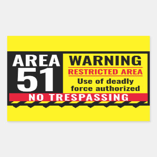 GEBIED 51 Sticker