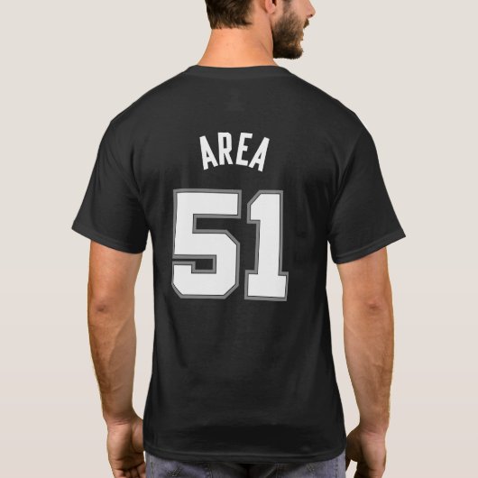 Gebied 51 t-shirt (Achterkant)
