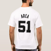 Gebied 51 t-shirt (Achterkant)