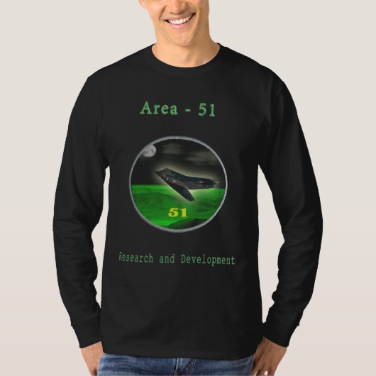 Gebied 51 t-shirt (Voorkant)