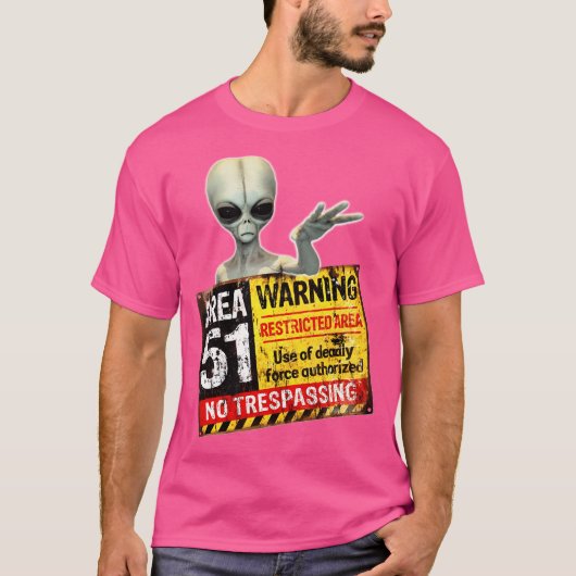 Gebied 51 t-shirt (Voorkant)