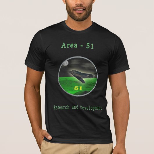 Gebied 51 t-shirt (Voorkant)