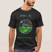 Gebied 51 t-shirt (Voorkant)