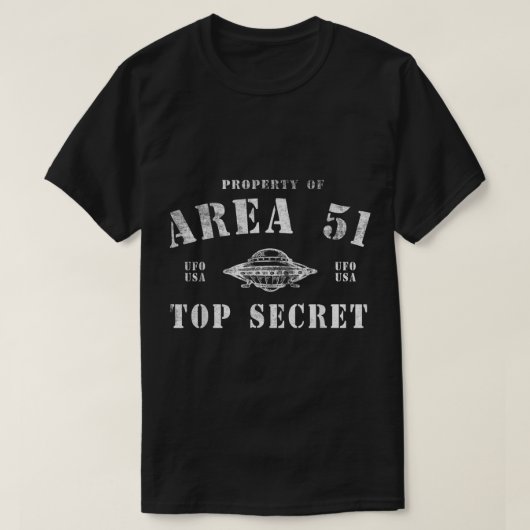 Gebied 51 Top Geheim UFO-ontwerp (Design voorkant)