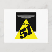 Gebied 51, UFO Briefkaart (Voorkant)