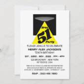 Gebied 51 UFO, geboortedag Kaart (Voorkant)