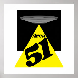 Gebied 51, UFO Poster