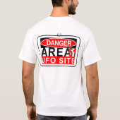 Gebied 51 UFO-Shirt T-shirt (Achterkant)