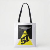 Gebied 51, UFO Tote Bag (Voorkant)