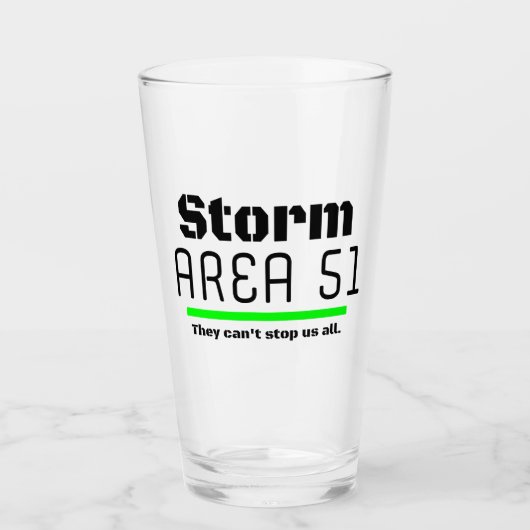 Gebied 51 van het storm zij kunnen ons niet alle G Glas (Voorkant)