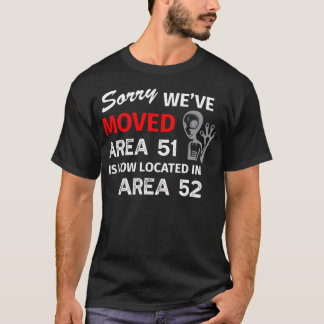 Gebied 51 verplaatst t-shirt