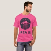 Gebied 51 - Vliegende schotel Logo T-shirt (Voorkant volledig)