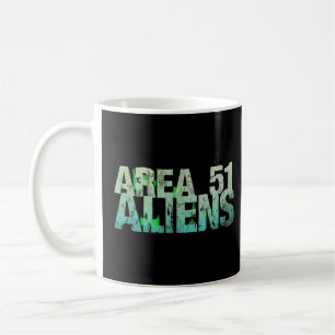 Gebied 51 vreemdelingen t shirt koffiemok