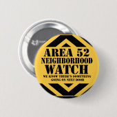 Gebied 52 Nabuurschapspatrol Ronde Button 5,7 Cm (Voorkant /achterkant)