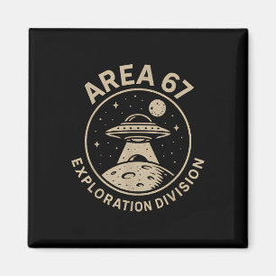 Gebied 67 Exploratie Divisie Grappig 67 Meme Ufo D Magneet