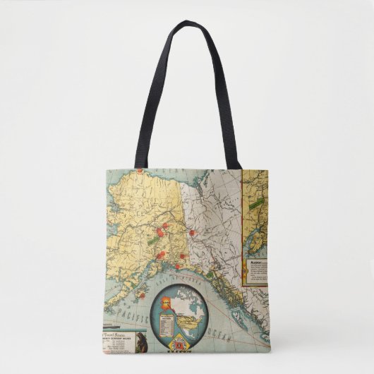 Gebied Alaska Tote Bag (Voorkant)
