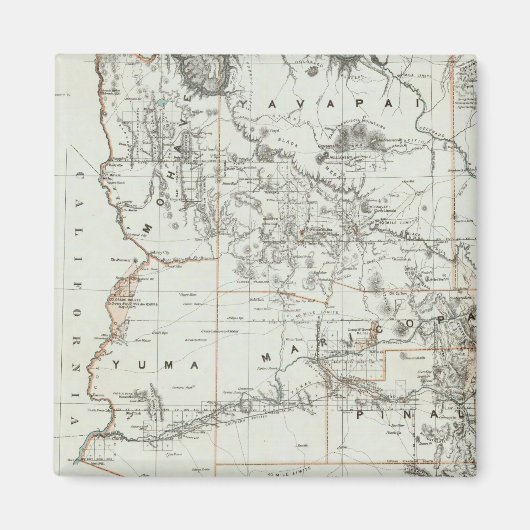 Gebied Arizona Magneet (Voorkant)