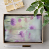 Gebied Bloemen-Allium, b) Waterverf Tissuepapier (Geschenk)