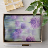 Gebied Bloemen-Allium, c) Waterverf Tissuepapier (Geschenk)