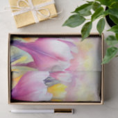 Gebied Bloemen-Crocus (D) Waterverf Tissuepapier (Geschenk)