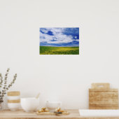 Gebied Canola of Mustard bloemen, Palouse Poster (Keuken)