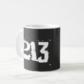 Gebied Code 213 (Los Angeles) Koffiemok (Voorkant links)